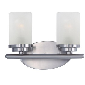 Maxim Lighting Corona 2 - Light Vanity in  Satin Nickel - 1 of 1
