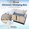 EZwhelp EZclassic Tall 48 x 48 Padded Dog Whelping Box with Removable Rails, 3 Piece Entrance Door, Pad and Canvas Floor Liner, Gray - 4 of 4