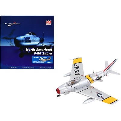 North American F-86F Sabre Fighter Aircraft United States Air Force "Air Power Series" 1/72 Diecast Model by Hobby Master