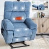 GlasFlength Massage Chairs Real Home Massage Chair Human Touch Massage Chairs Full Body Relax for Living Room, Blue, 40.56"*36.62"*42.13" - 2 of 4