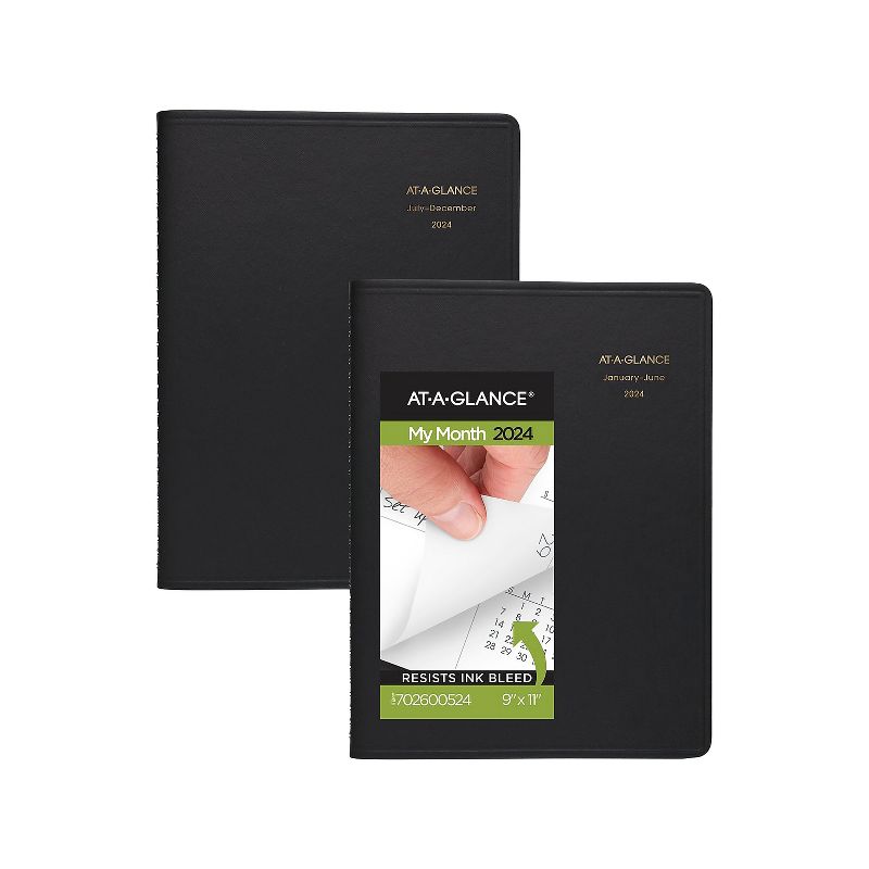 2024 AT-A-GLANCE 8.5" x 11" Daily 8-Person Appointment Book Set Black (70-212-05-24), 2 of 8