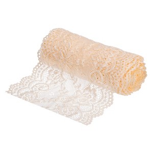 Unique Bargain Decorative Vintage Crochet Hollow Lace Ribbon for Gift Wrapping - 1 of 4