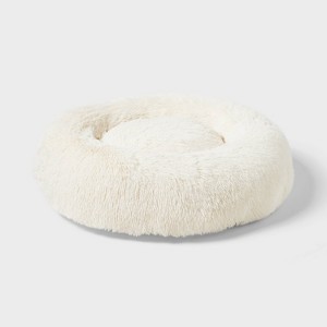 Donut Bolster Dog Bed - Boots & Barkley™ - Cream - 1 of 3