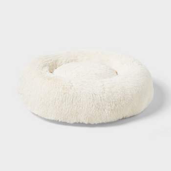 Donut Bolster Dog Bed - Boots & Barkley™ - Cream - M