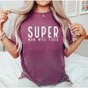 Simply Sage Market Women's Super Mom Wife Tired Short Sleeve Garment Dyed Tee - 2 of 2