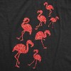 Womens Glitter Flamingos T Shirt Funny Cute Top Vacation Graphic Novelty Tee for Ladies - Crazy Dog Women's T Shirt for Animal Lovers - 2 of 4