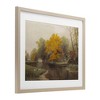 Stupell Industries Vintage Fall By The River Framed Print Under Glass Art - 2 of 4