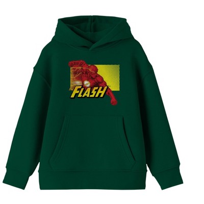 Serious Flash Youth Boy's Forest Green Hoodie
