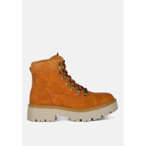 Boskoff Lace-Up Chunky Warm Ankle Boots Women - 1 of 4