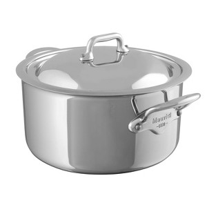Mauviel M'Cook 1.9 qt. Stainless Steel Stewpan & Lid - 1 of 3