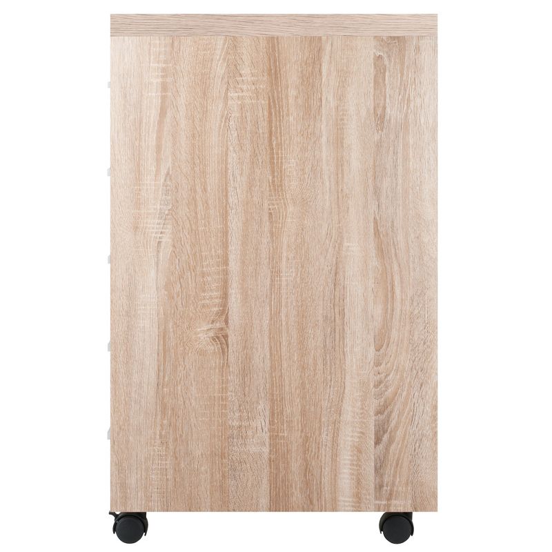 Kenner Mobile 5 Drawer Storage Cabinet Wood - Winsome, 5 of 10