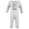 Hudson Baby Unisex Baby Cotton Coveralls, Little Monkey - image 3 of 4