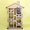 PETIQUE Feline Chateau Cat House, Kraft One Size (CH03010200) - 2 of 4
