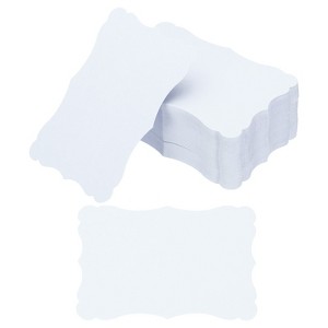 Unique Bargains Paper Mini DIY Gift Double-sided Blank Index Flash Cards 120 Pcs - 1 of 4