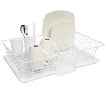 Steel 3-Piece Large Dish Drainer by Sweet Home Collection™