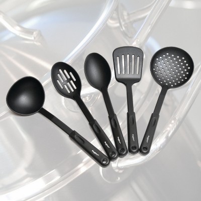BergHOFF Black Nylon 5-Piece Kitchen Utensil Set