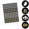 Big Dot of Happiness You've Been Booed - Ghost Halloween Party Round Candy Sticker Favors - Labels Fits Chocolate Candy (1 sheet of 108) - 2 of 4
