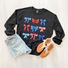 Simply Sage Market Women's Graphic Sweatshirt Patriotic Coquette Bow Chart - 3 of 3