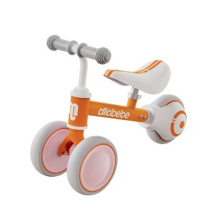 Allobebe 6" Toddler Balance Bike 3-Wheel Adjustable Seat - Orange - 1 of 4