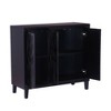 Powell Kilbuck Solid Wood 3 Doors and 2 Adjustable Shelves Accent Cabinet - 4 of 4