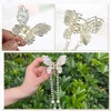 Unique Bargains Women's Hollow Butterfly Tassel Hair Clips and Pins Gold Tone 2 Pcs - 4 of 4