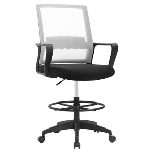 BestMassage Drafting Chair Tall Office Chair with Adjustable Foot Ring - 1 of 4