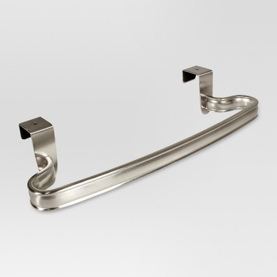 Over-the-Door Cabinet Towel Bar - Stainless Steel - Threshold™