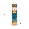 HomeRoots 36" Blue And Orange Solid Wood Happy Harvest Scarecrow Porch Sign - 3 of 3