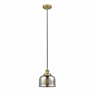 Bell - 1 Light Cord Hung Mini Pendant In Modern Style-9.5 Inches Tall and 8 Inches Wide - 1 of 1
