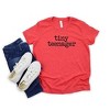 The Juniper Shop Tiny Teenager Typewriter Toddler Short Sleeve Tee - image 2 of 3