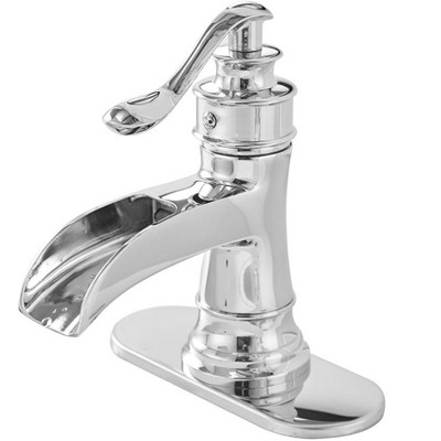 BWE Single Hole Single-Handle Low-Arc Bathroom Faucet