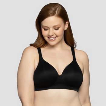 Vanity Fair Womens Beauty Back Full Figure Underwire Smoothing Bra With  Lace 76382 - Midnight Black - 42c : Target