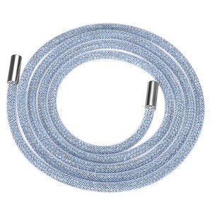 Unique Bargains Round Bling Rhinestone Tube Rope for Sneakers Sweaters - 1 of 4