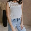 Women's Elisa Knit Sleeveless Tank Top - Sunland 17 - 3 of 4