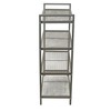 4-Tier Metal Shoe Rack, Stretched Metal Shelving with Center Supports, Durable Frame with Handles, 12 Pair Capacity, Nickel - image 4 of 4