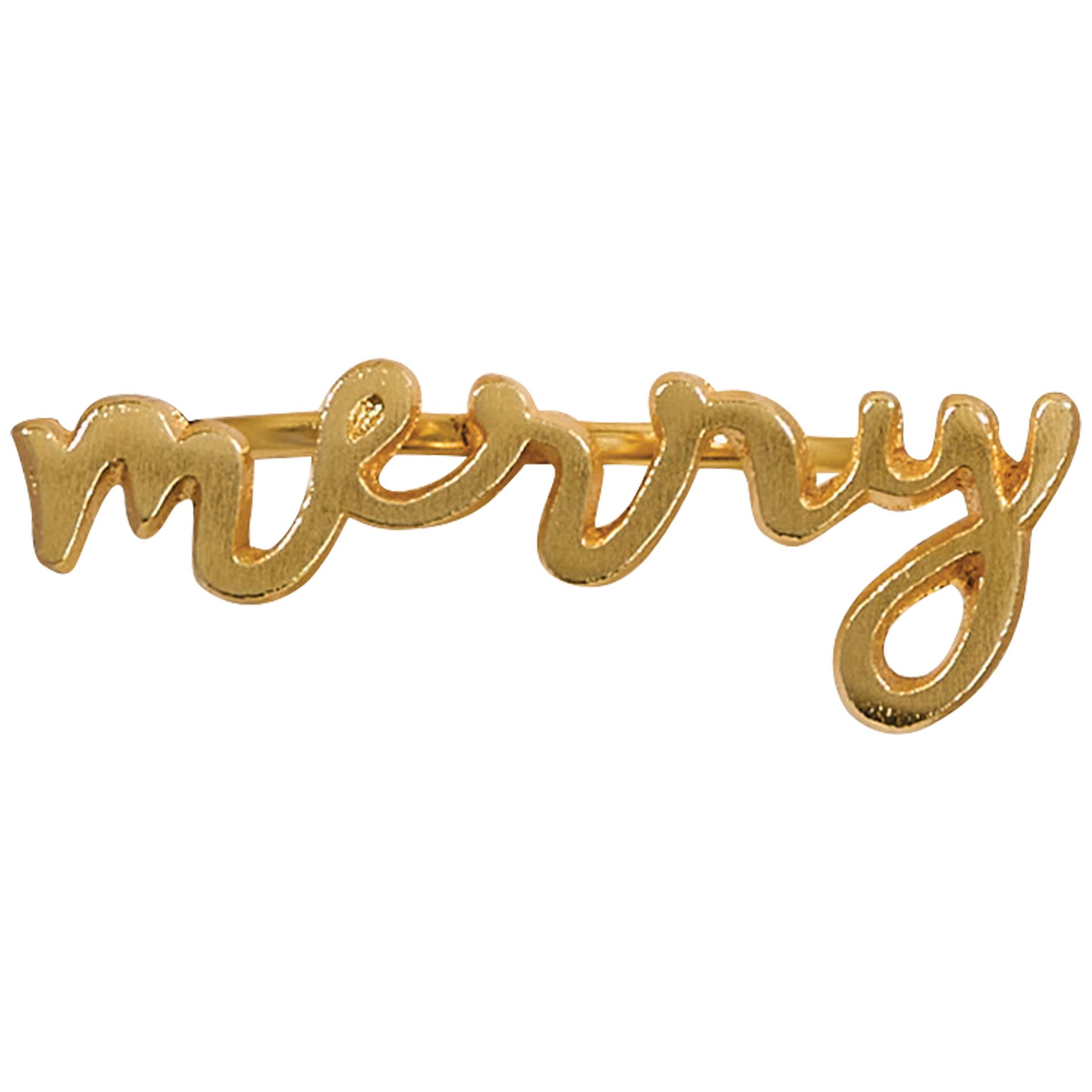 Split P Merry Napkin Ring Set of 4