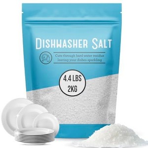 Impresa 4.4 LB Dishwasher Salt - Water Softener Salt - Compatible with Bosch, Miele, Whirlpool, Thermador and More (2 KG) - 1 of 4