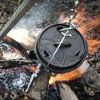 Petromax Cast Iron Dutch Oven for Cooking or Baking Outdoors Over Campfire or in the Home, Pre-Seasoned Cookware Heats Evenly, Flat Base, 1.7 Qt - 4 of 4