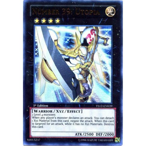 Yu Gi Oh Zexal 2012 Xyz Symphony Starter Deck Ultra Rare Number 39 Utopia Ys12 En039 Target