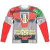 Men's Voltron Costume (Frontback Print) Long Sleeve Costume T-Shirt - 2 of 4
