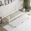 Heavy-Duty Twin Size Metal Daybed Frame with Sturdy Slats, Space-Saving Sofa Bed for Living Room, Bedroom, and Guest Room - 4 of 4