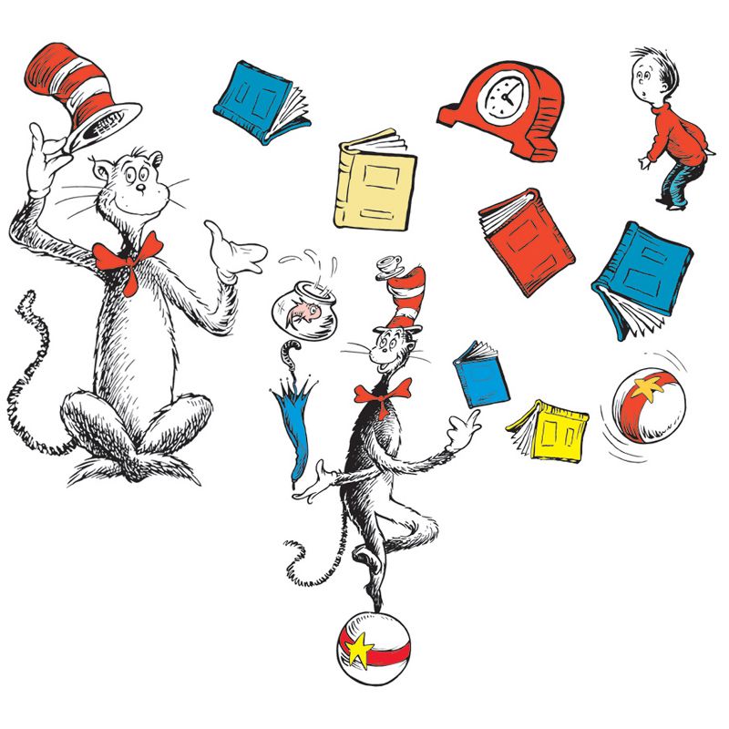 Eureka® Cat in the Hat™ Large Characters Bulletin Board Set, 2 of 4