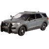 2022 Ford Police Interceptor Utility Unmarked Gray Metallic "Builder's Kit" 1/24 Diecast Model Car by Motormax - 2 of 4