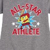 - SpongeBob SquarePants - American All Star Graphic Short Sleeve Fleece Dress - 2 of 4