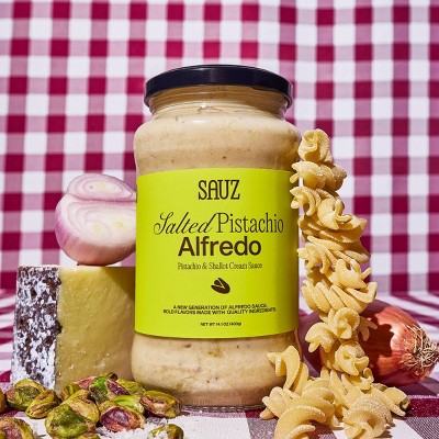 Sauz Salted Pistachio Alfredo Sauce - 14.1oz
