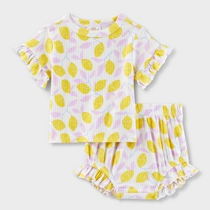 Baby Girls' Ribbed Top & Bottom Set - Cat & Jack™ - 1 of 3