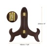 Unique Bargains Wooden Folding Picture Frame Book Decorative Easels or Stands - 2 of 4