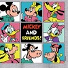 Men's - Disney - Mickey and Friends Grid Long Sleeve Graphic T-Shirt - 2 of 4