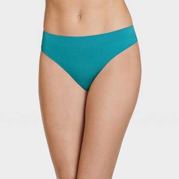 Jockey Elance Bikini 3-Pack (Teal/Batik Trellis/Extra Turquoise) E2244 Size  6