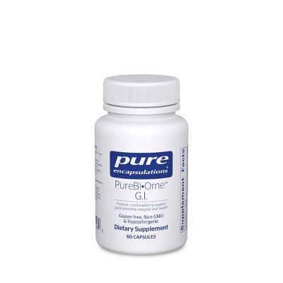 Pure Encapsulations PureBi•Ome G.I. - Hypoallergenic Multi Strain Probiotic Blend for G.I. Comfort and Health - 60 Capsules
